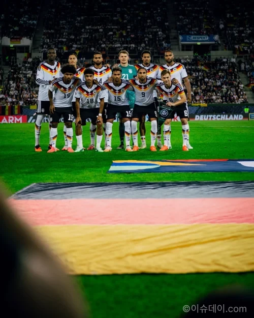 독일 그리스 0대1 UEFA 네이션스리그 경기 장면