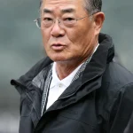 일본 프로야구 통산 3085안타 기록을 보유한 장훈의 현역 시절 타격 모습
