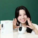 LG유플러스 홈캠 라이트와 맘카 라이트 제품 이미지