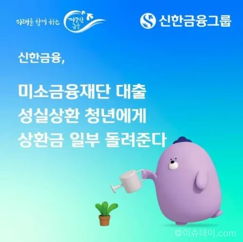 신한금융 청년 성실상환 자산형성지원금 최대 300만원 안내