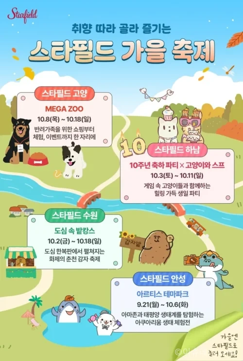 스타필드 하남 고양이와 스프 10주년 축하 파티