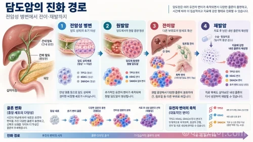 담도암 진화 경로