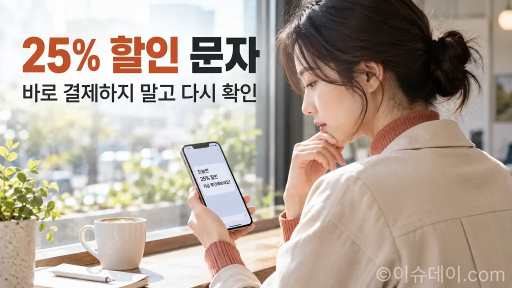 아이폰18 25% 할인 사실일까? ‘오늘부터 추가 할인’ 메시지 주의