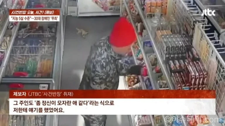 지적장애인 형사 책임 능력이 쟁점이 된 무인점포 사건