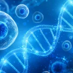 첨단재생의료 기술을 개념적으로 표현한 일러스트