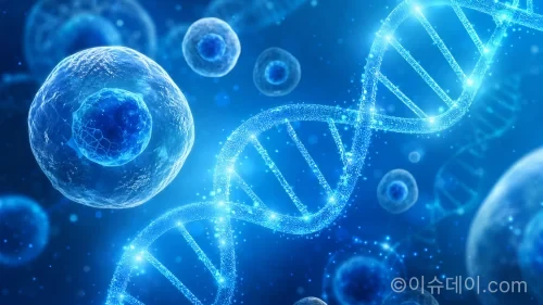 첨단재생의료 기술을 개념적으로 표현한 일러스트