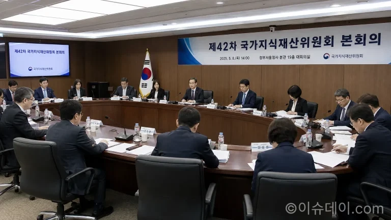 정부서울청사에서 열린 국가지식재산위원회 제42차 본회의 전경