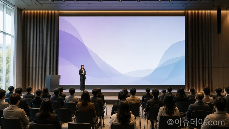 성수동에서 열리는 올리브영 테크 컨퍼런스 '디파인 옴니' 현장 전경