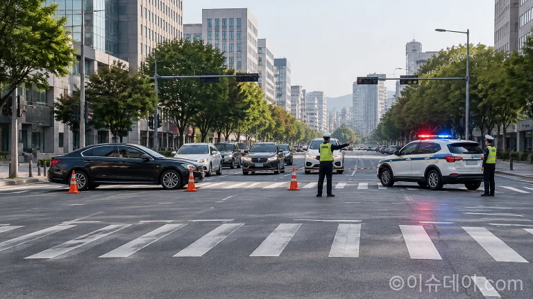 자전거 타고 횡단보도