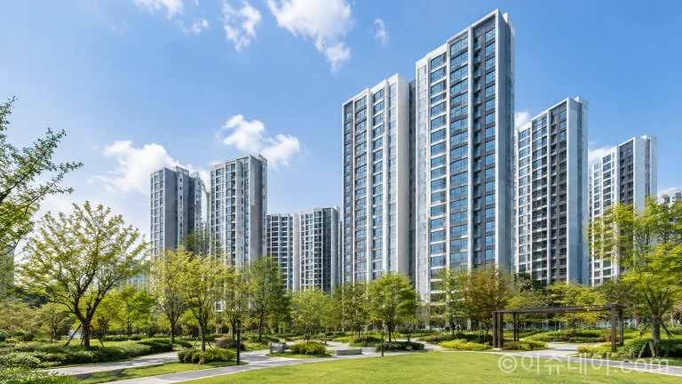 서울 영등포구 당산센트럴아이파크 아파트 단지 전경
