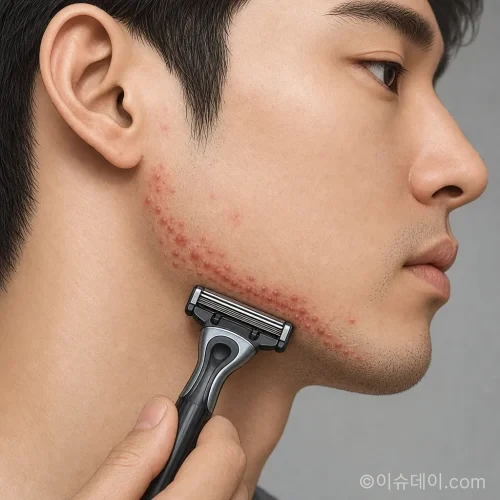 면도 상처를 따라 번지는 편평사마귀, 쾨브너 현상