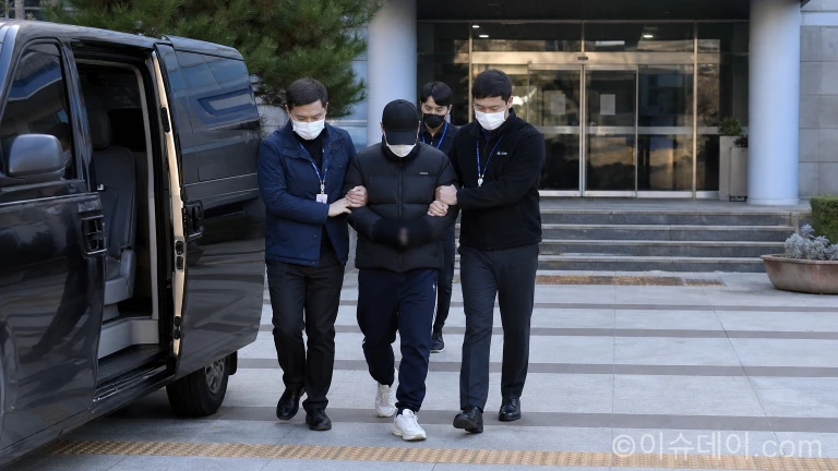 김성우 구속 송치