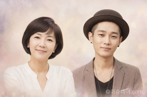 코미디언 이성미와 故 임윤택의 생전 모습