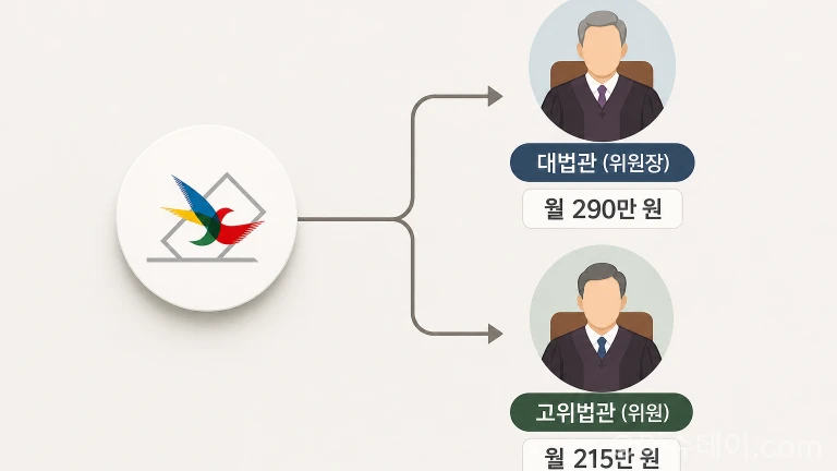 공명선거추진활동비 지급 구조 설명 도식
