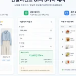 챗GPT의 인텔리전트 UI 기능이 적용된 예시 화면