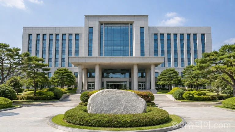 지방법원 청사의 외관 전경