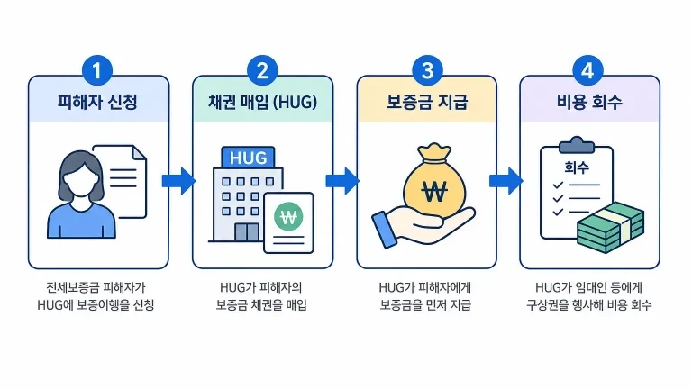선구제 후회수 작동 원리 4단계 순서도