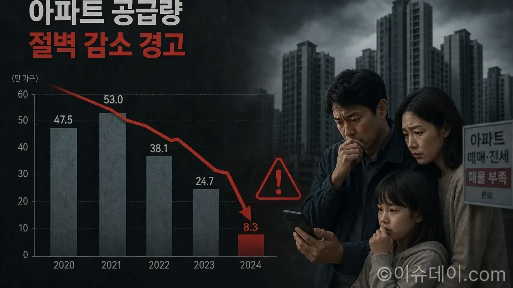 2026년 하반기 '전세 대란' 오나…아파트 공급 절벽의 경고