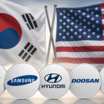 팀 코리아와 미국 웨스팅하우스의 파트너십을 상징하는 로고 이미지